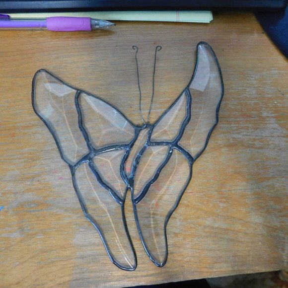 Handmade Stained Glass Butterfly - Picture 1 of 7